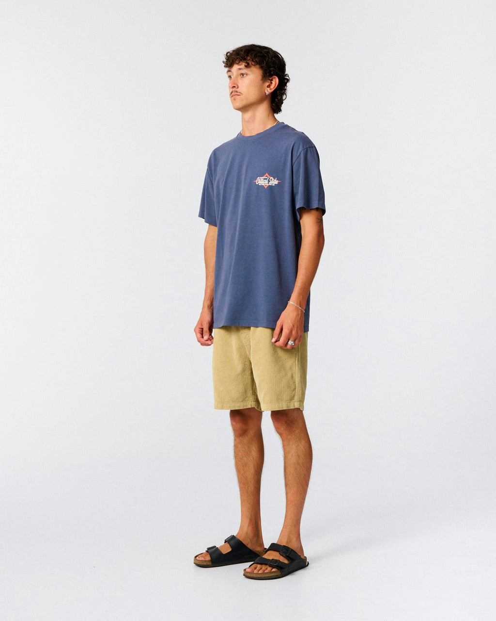 Diamond Decal Tee - Worker Blue
