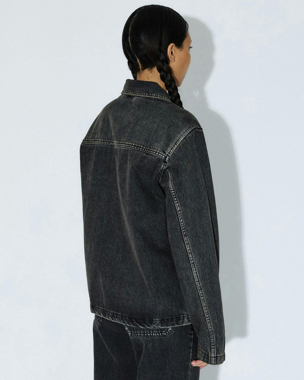 Evon Worker Jacket - Aged Black