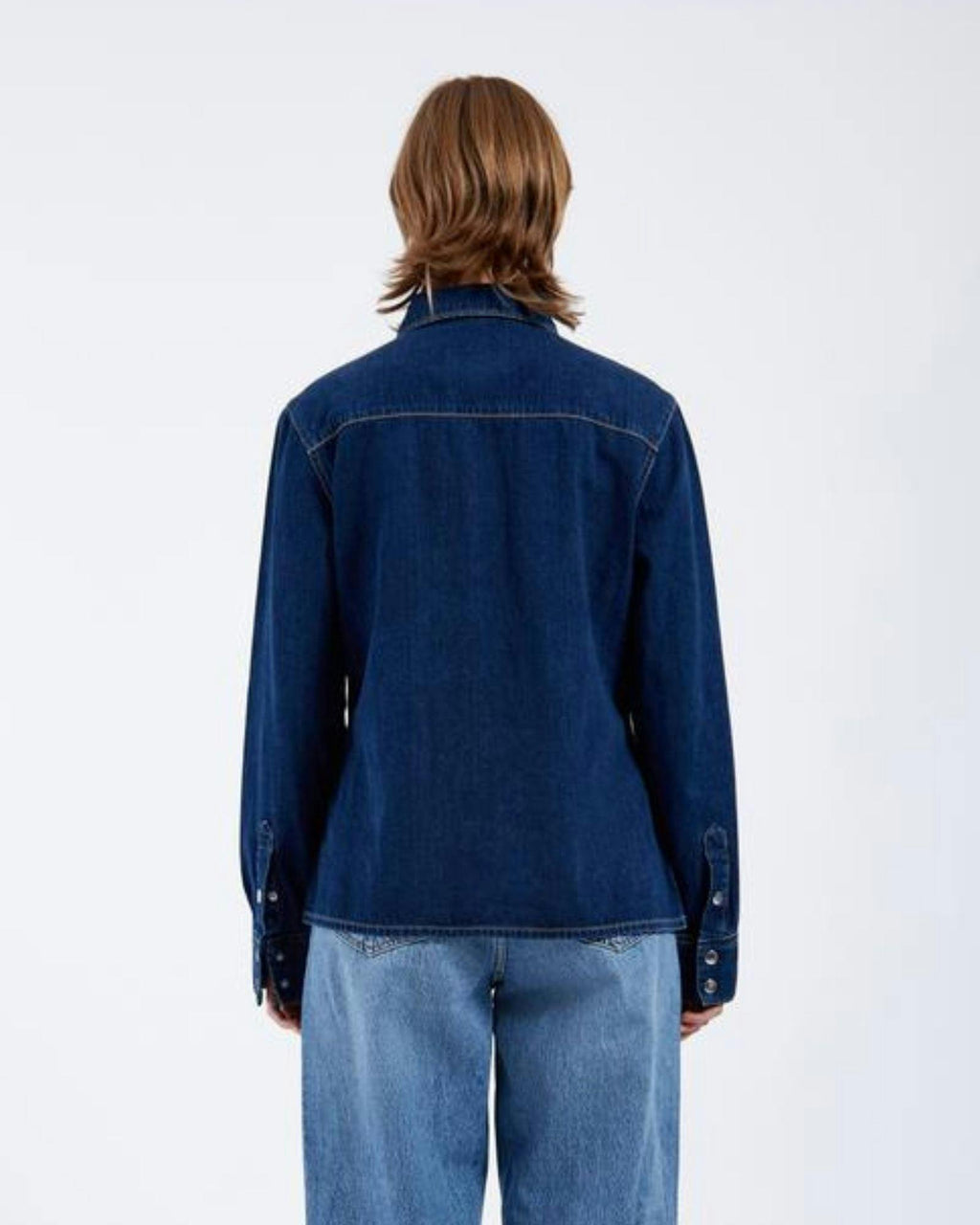 Sukie Denim Shirt - Dark Retro
