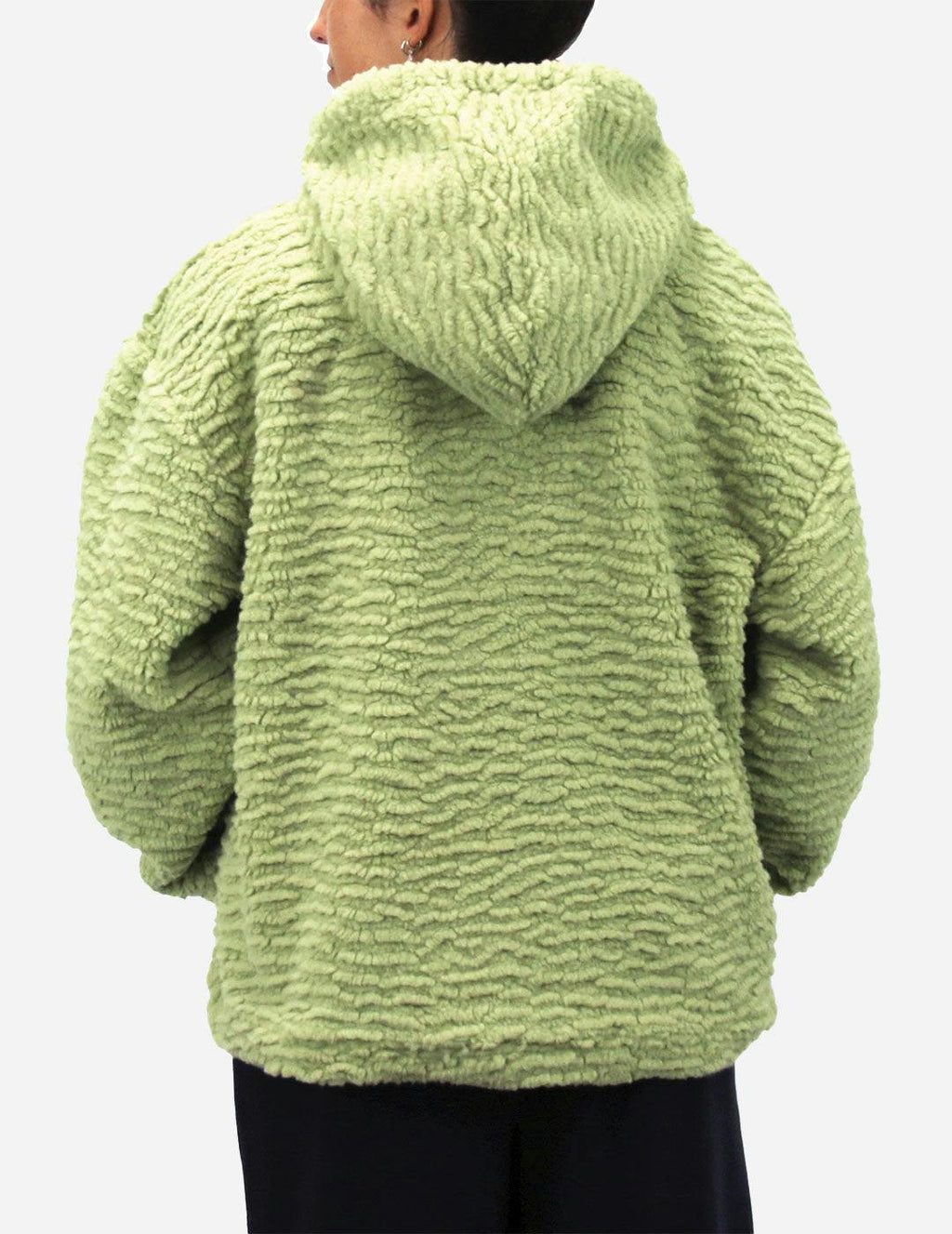 MYKI - Women’s Pullover Hoodie Polar Fleece - Pistachio