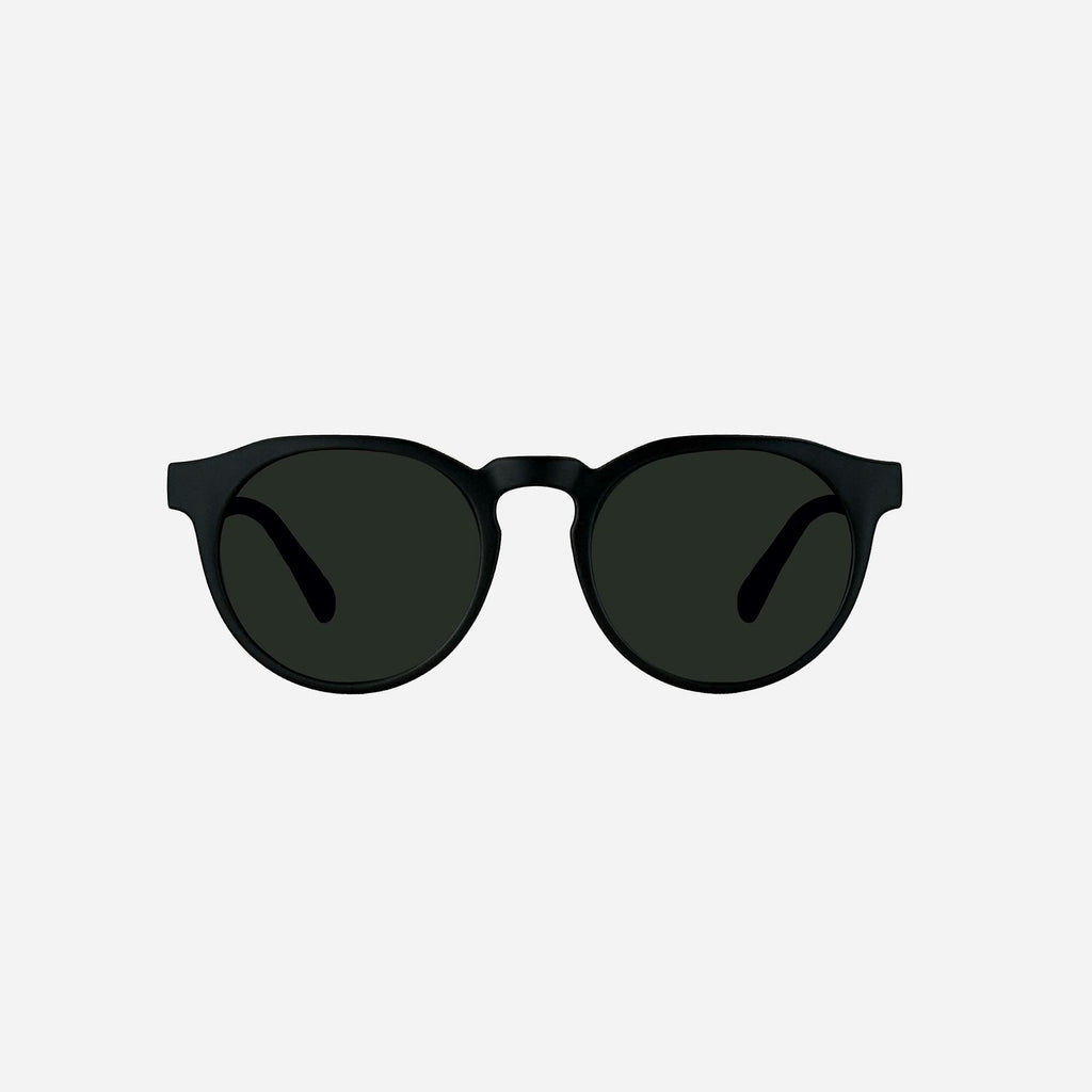 Hudson - Matte Black Frame Grey Lens