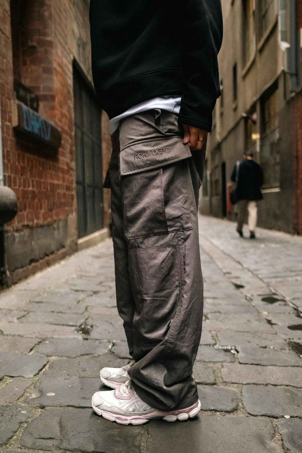 Pit Crew Cargo Pants - Grey