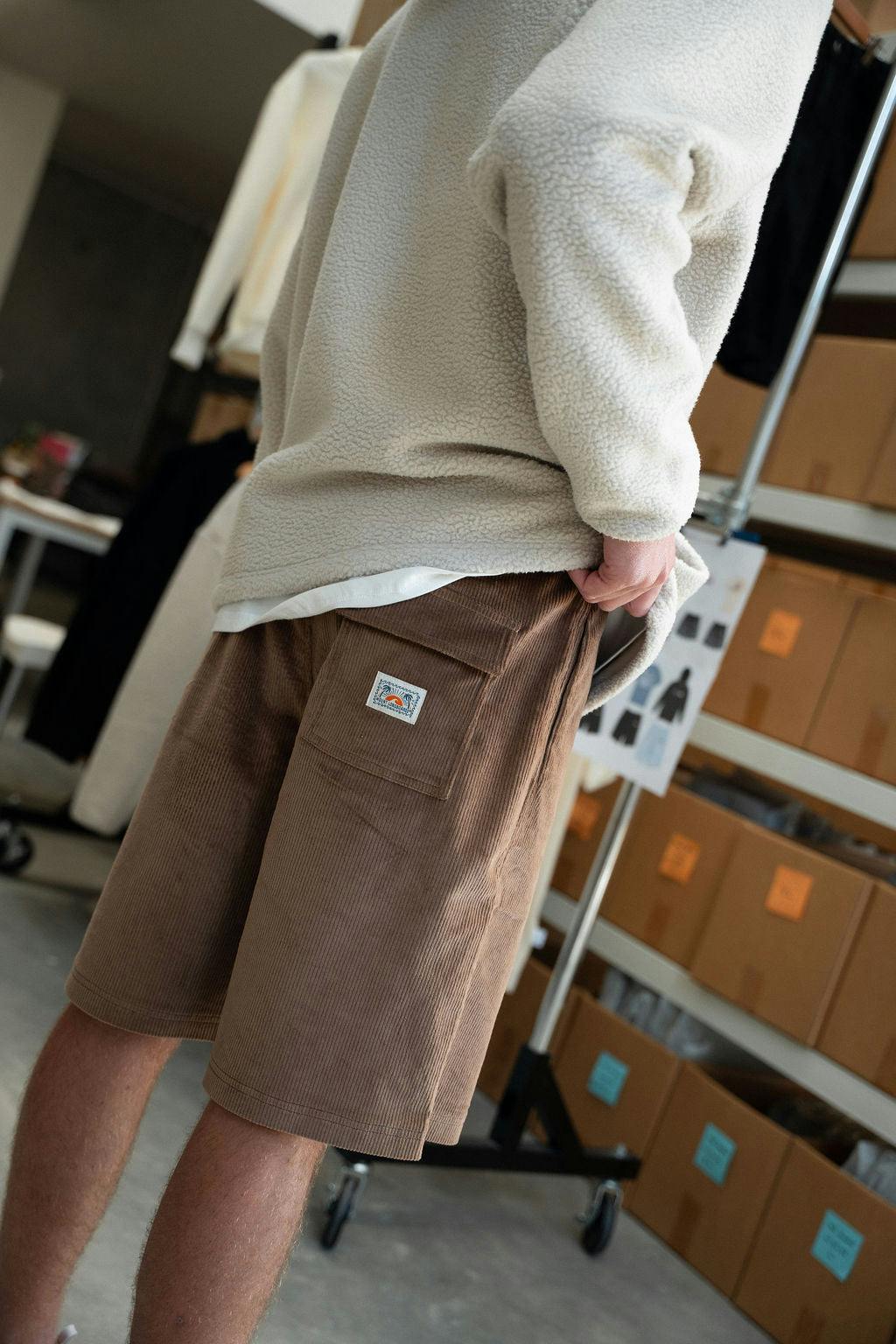 Surfside Cord Short - Brown
