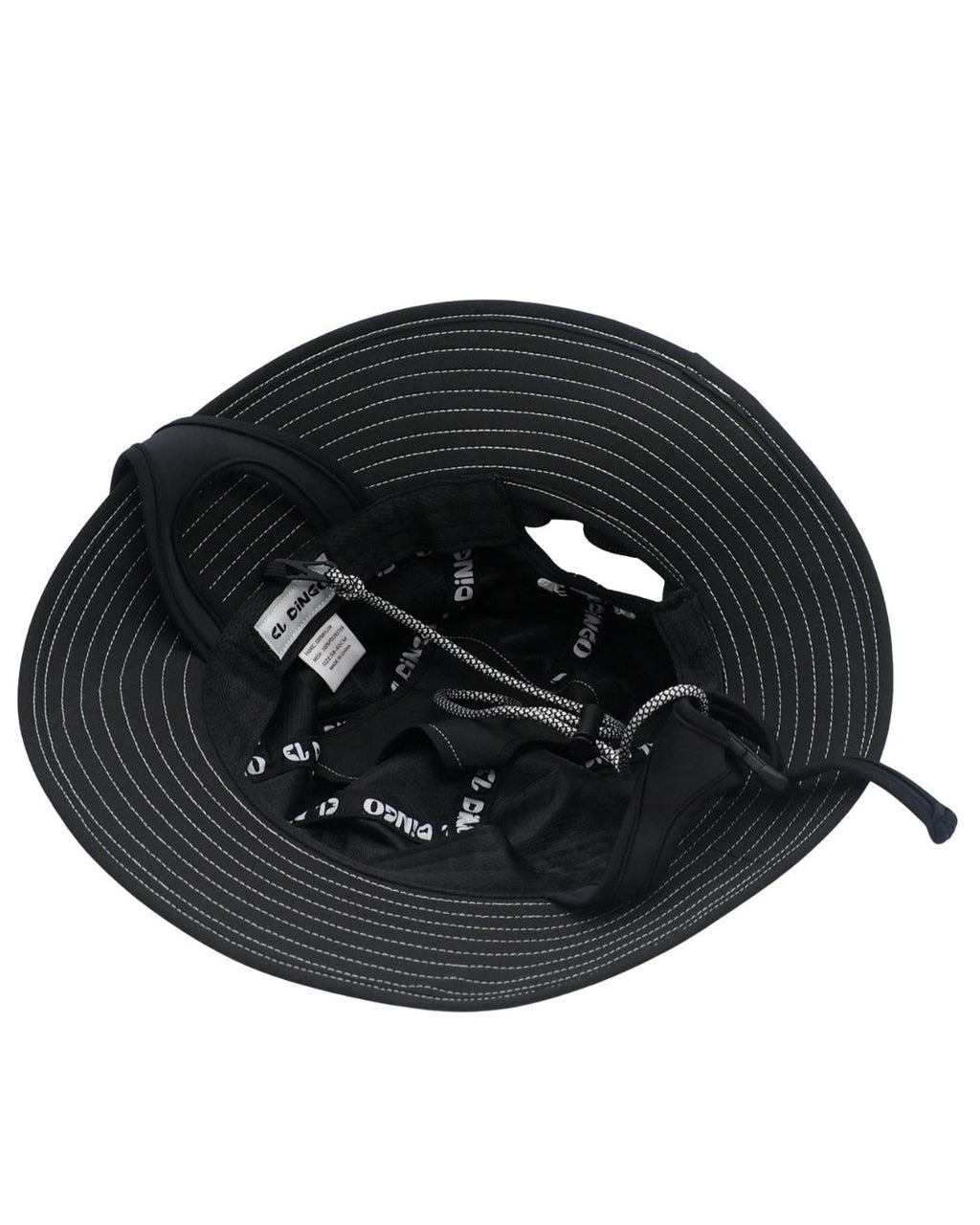 Black Wide Brim Surf Hat UPF 50+