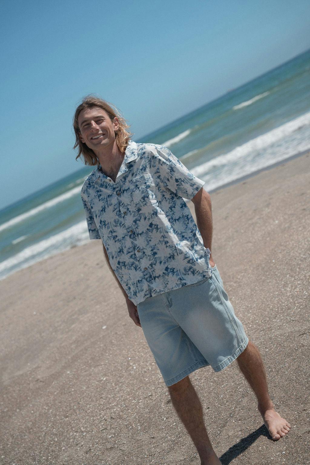 Palm Vintage Shirt - Blue