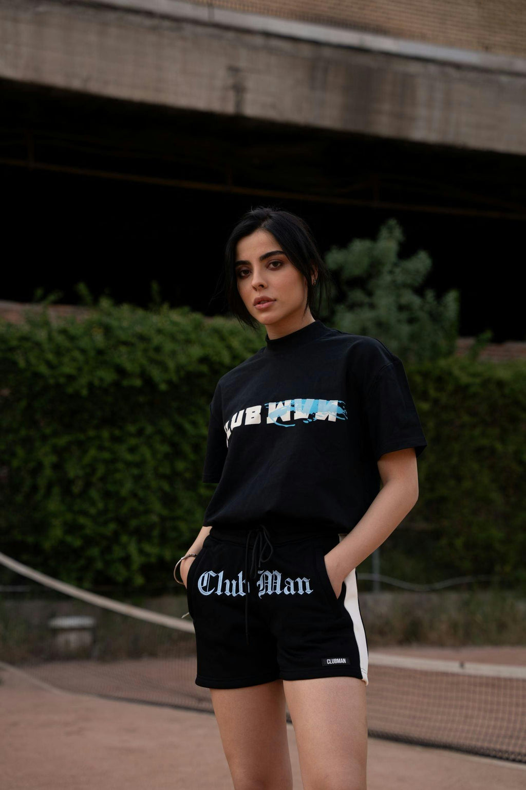 Clubman "STUDIO" Tee – Black/Blue