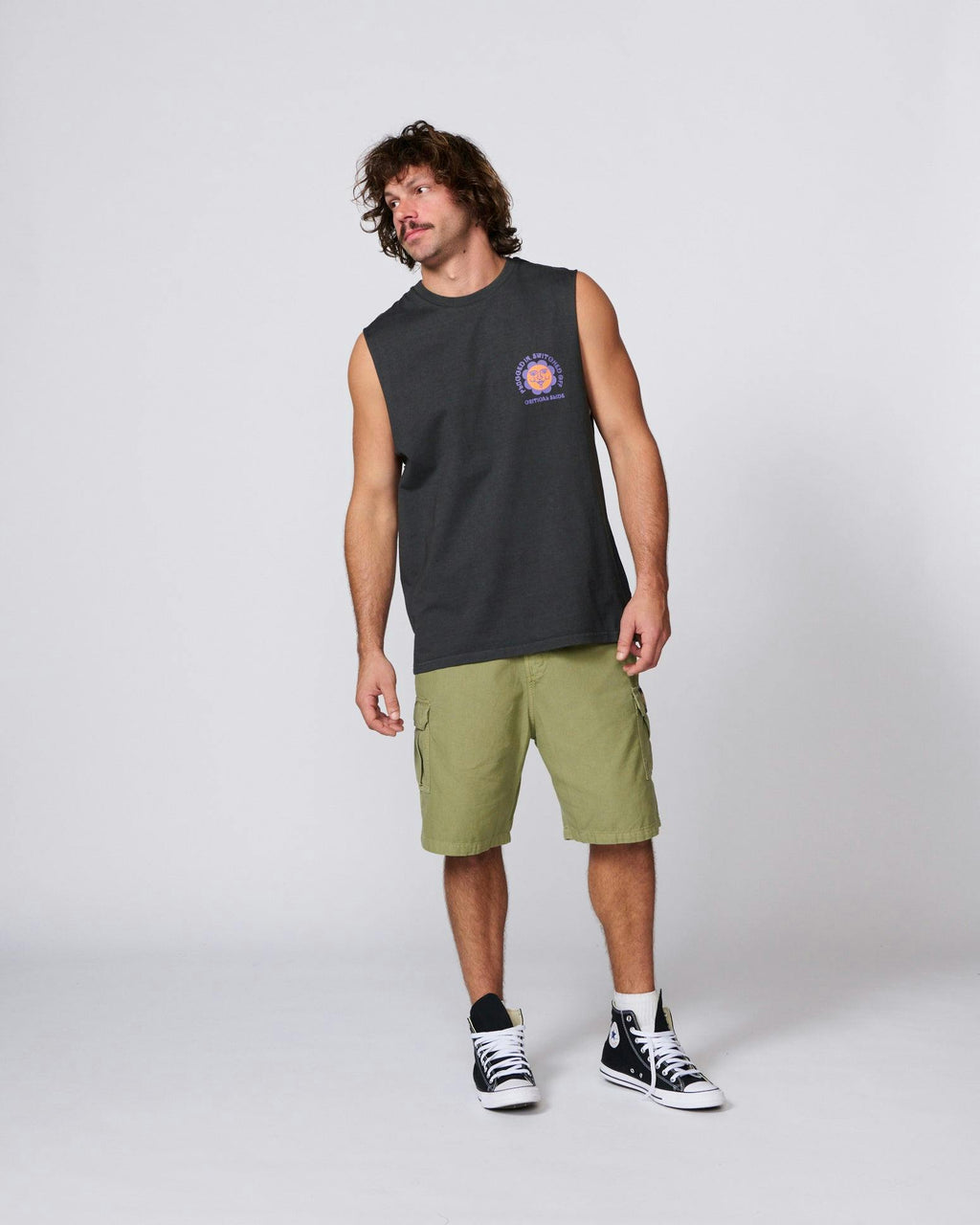 Switch Muscle Tee - Phantom