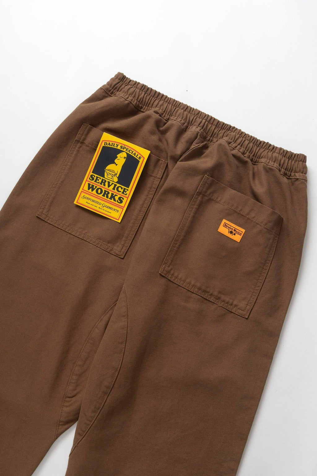 Service Works Classic Chef Pants in Bark