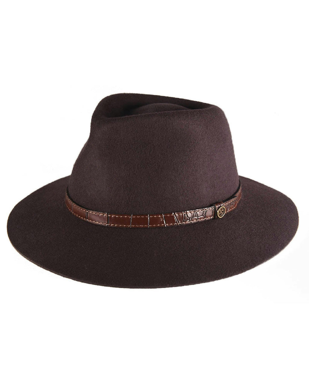 The DiNgo Felt Hat - Chocolate