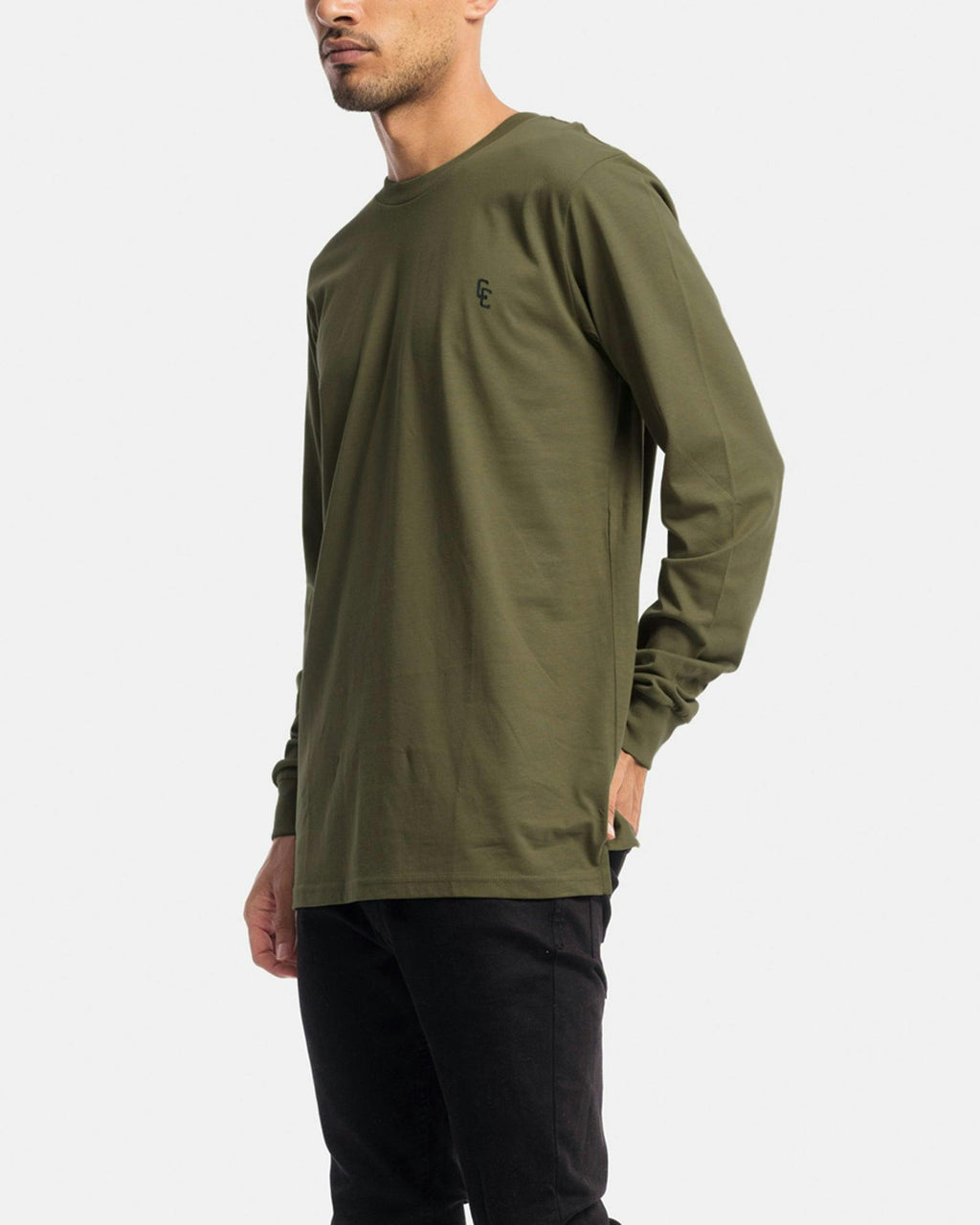Cypher Embroidery Long Sleeve Tee