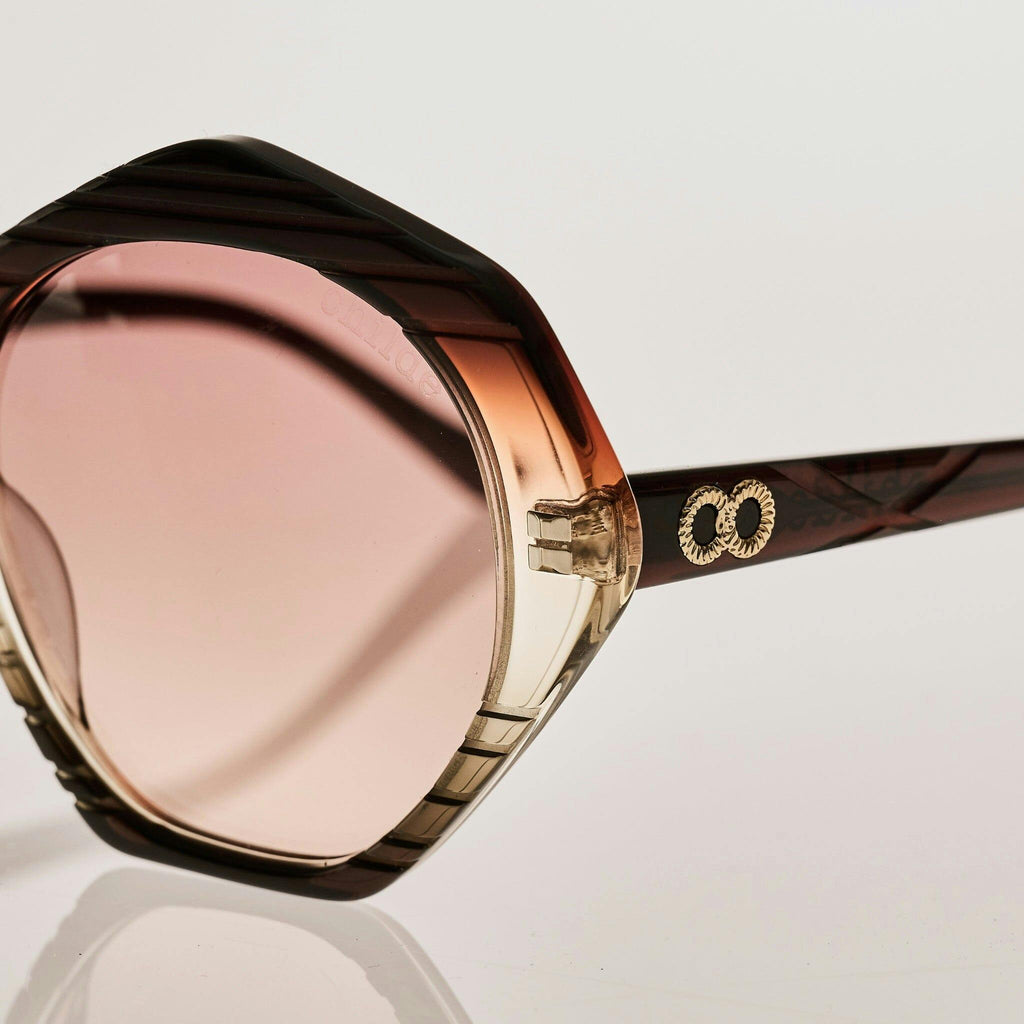 CYMBAL Brown Orange Fade | Rose Gradient Bio Lens