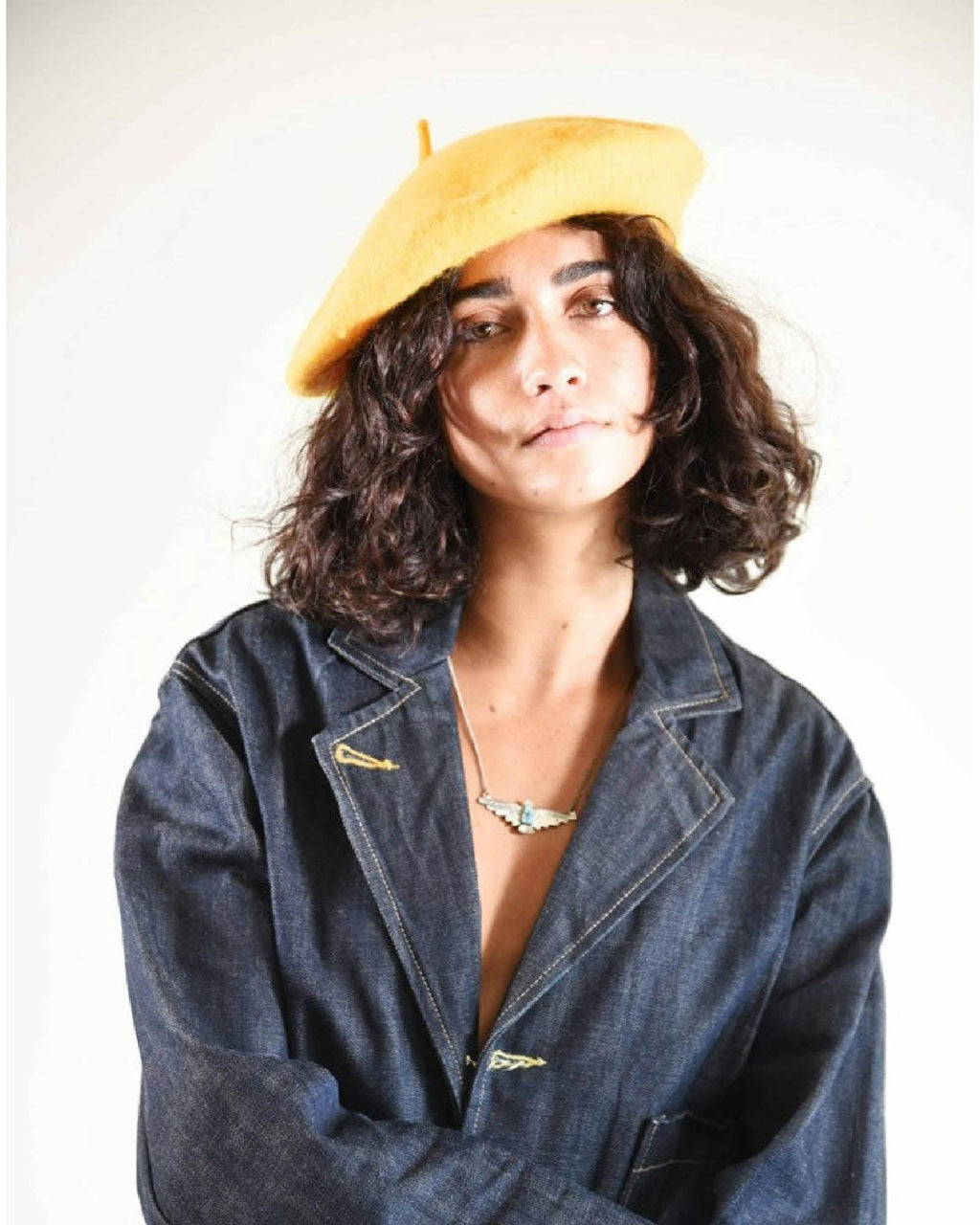 The Belle Beret – Caramel Wool