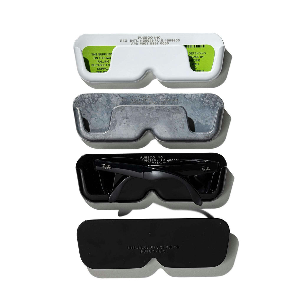 Puebco Aluminium Die Casting Glasses Holder in White