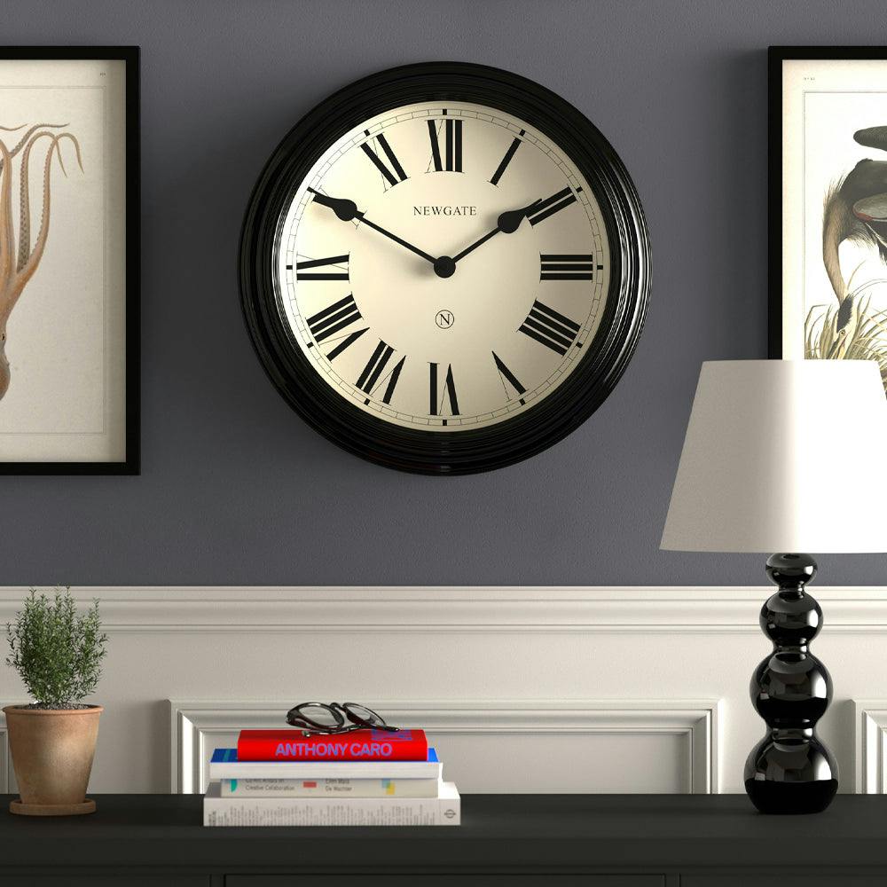 Newgate Notting Hill Wall Clock-Black