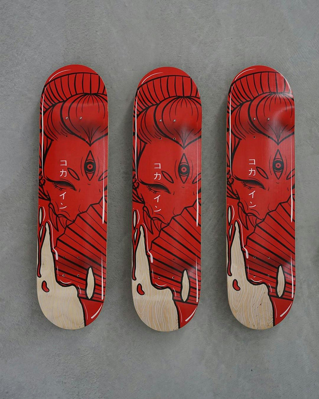 Skateboard Deck /// Geisha