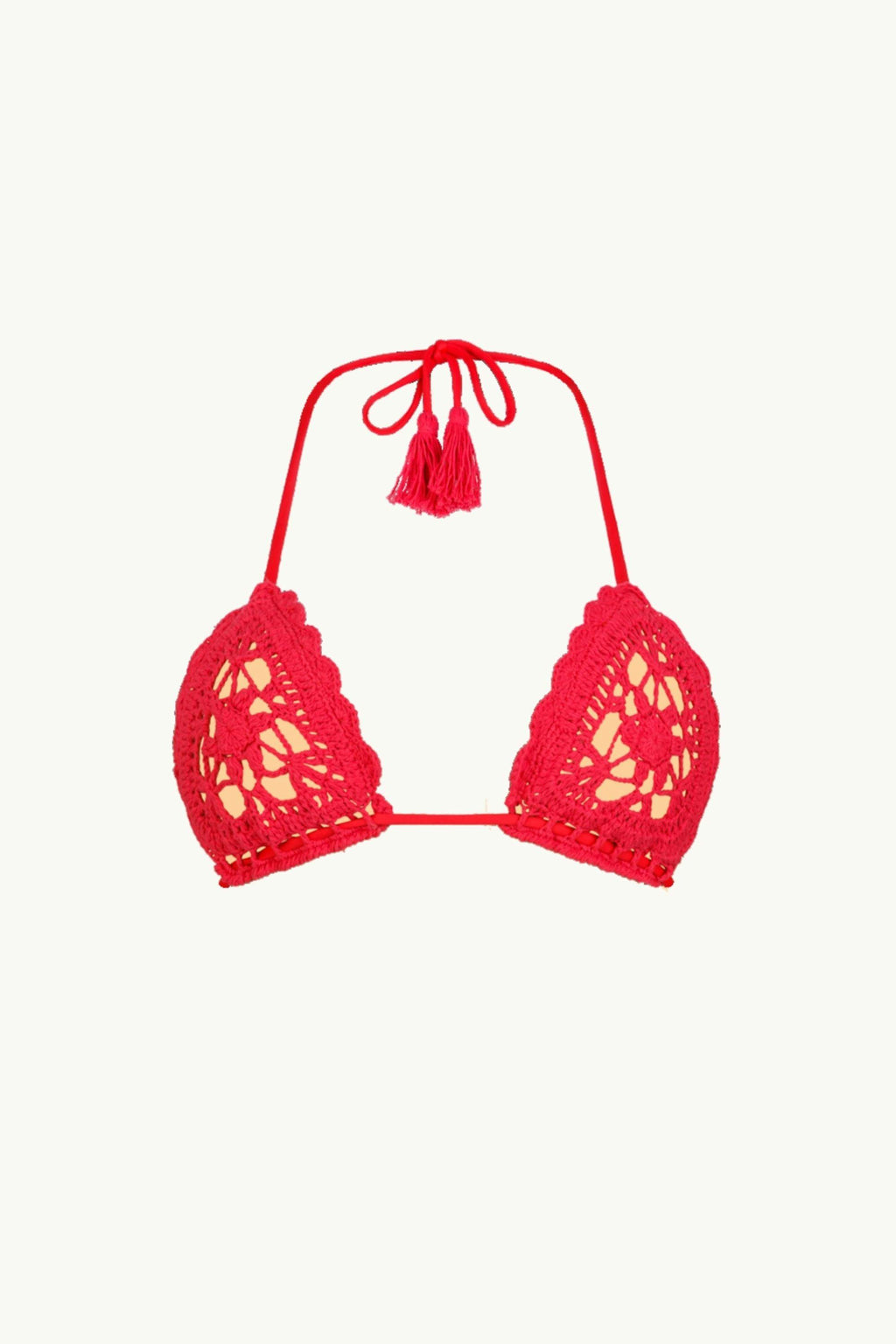 GELATO CROCHET KINI TOP - CHERRY