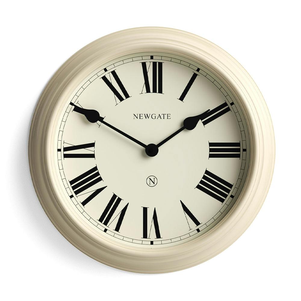 Newgate Notting Hill Wall Clock-Vanilla Cream