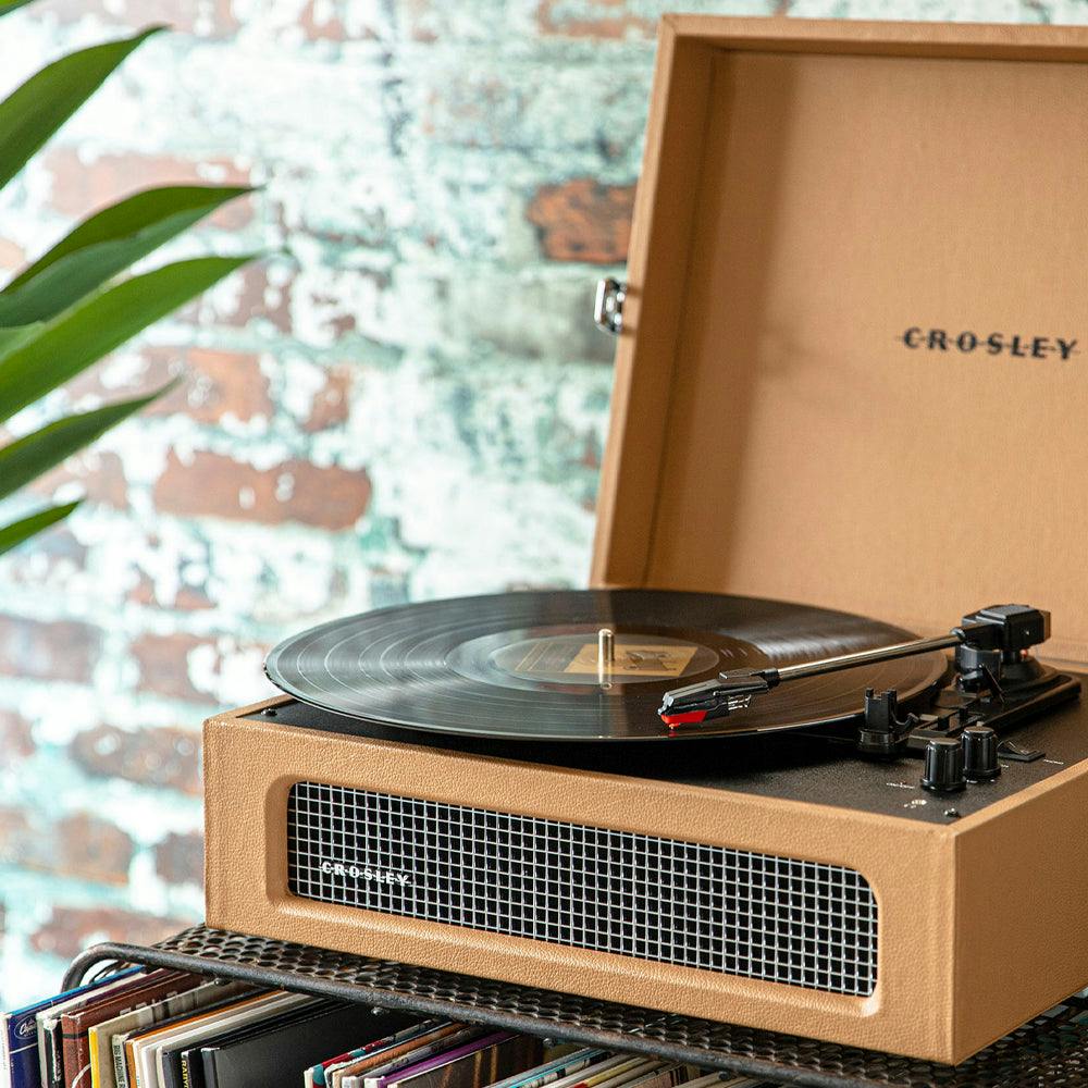 Crosley Voyager Bluetooth Portable Turntable - Tan