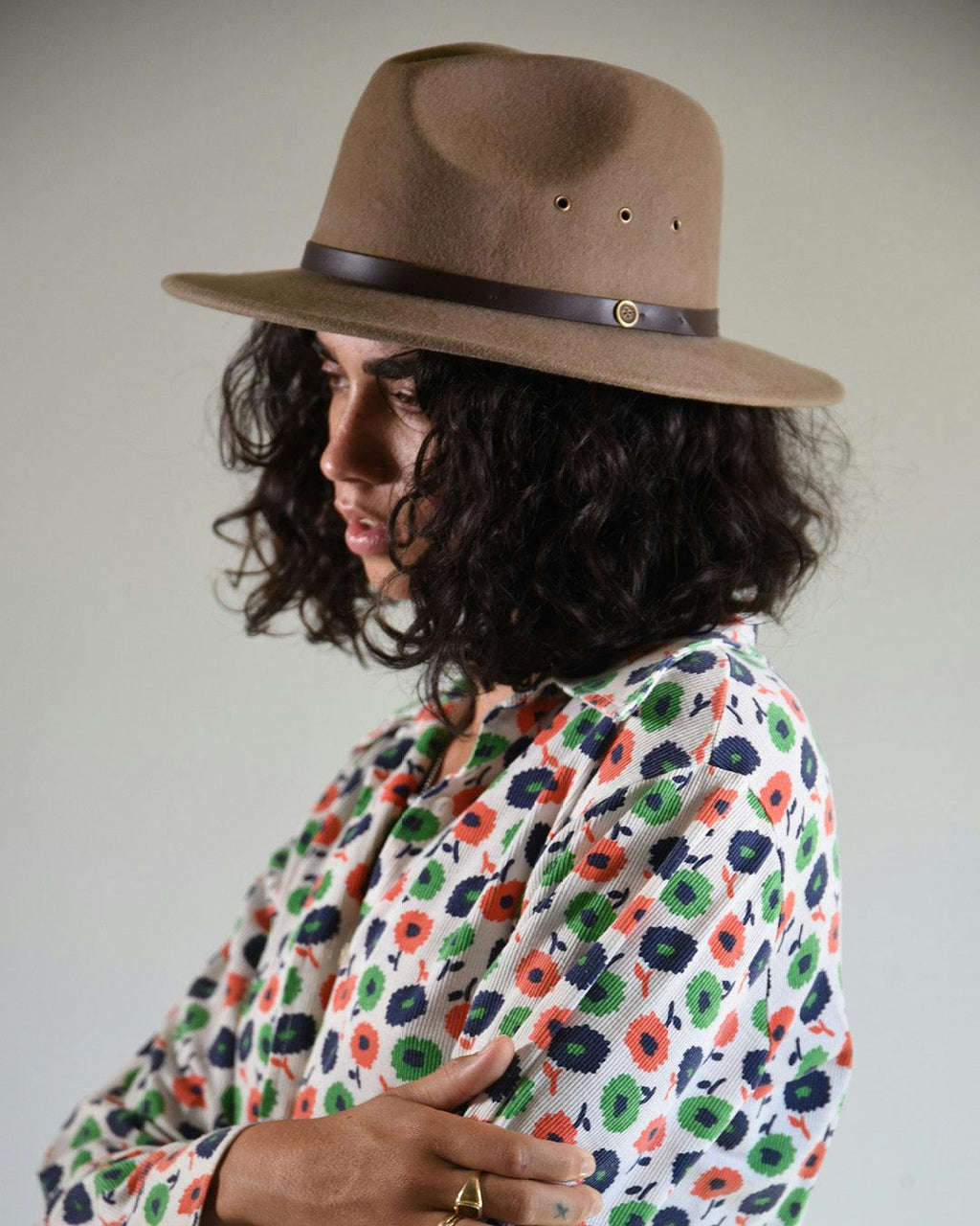 The Ratatat  Felt Hat - TAN