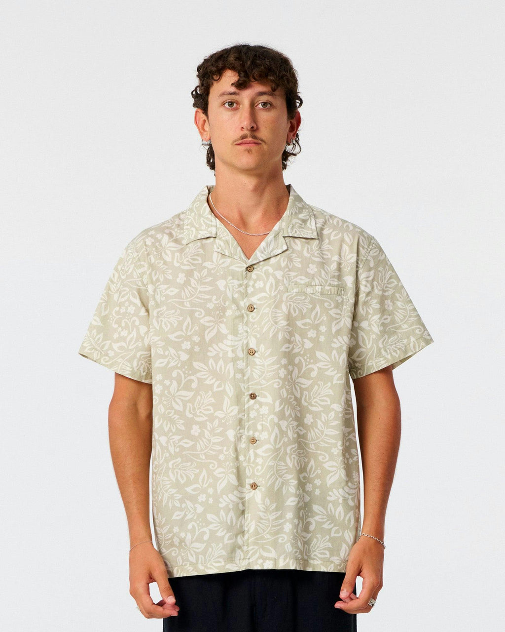 Sundazed Resort Shirt - Seagrass