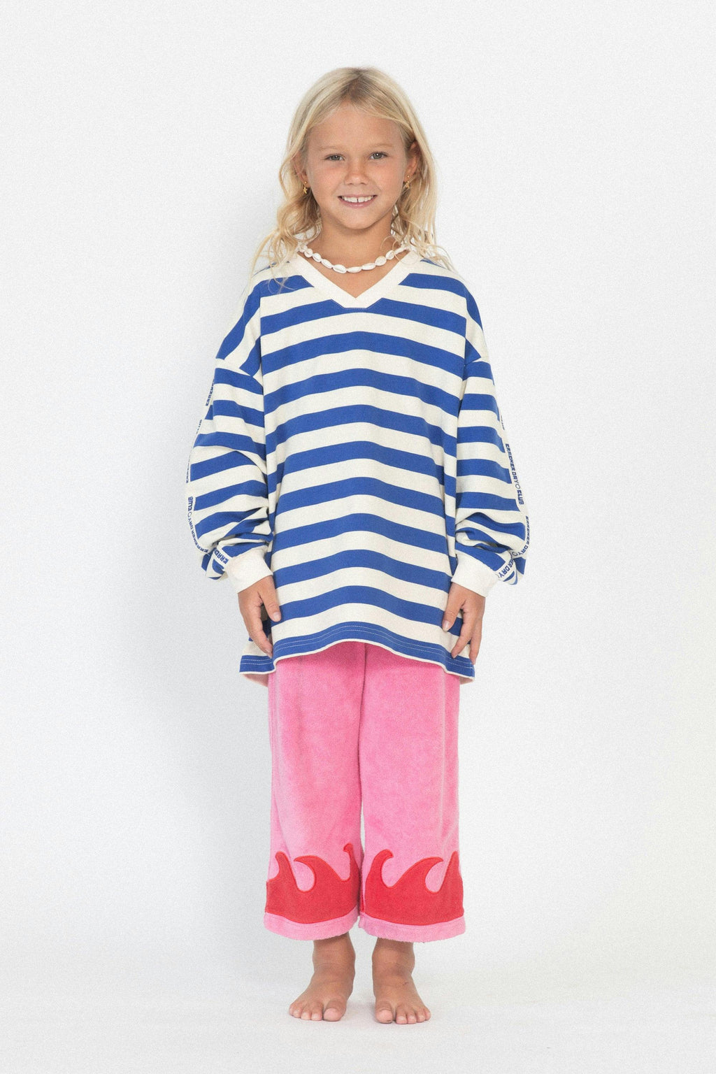 Kids Nautical Long Sleeve Tee - Blue