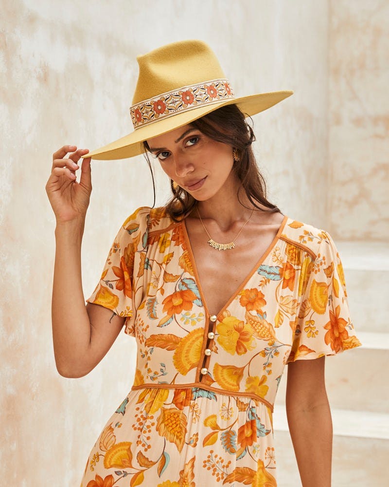 FBS X NINE LIVES - Mustard - Festival Hat