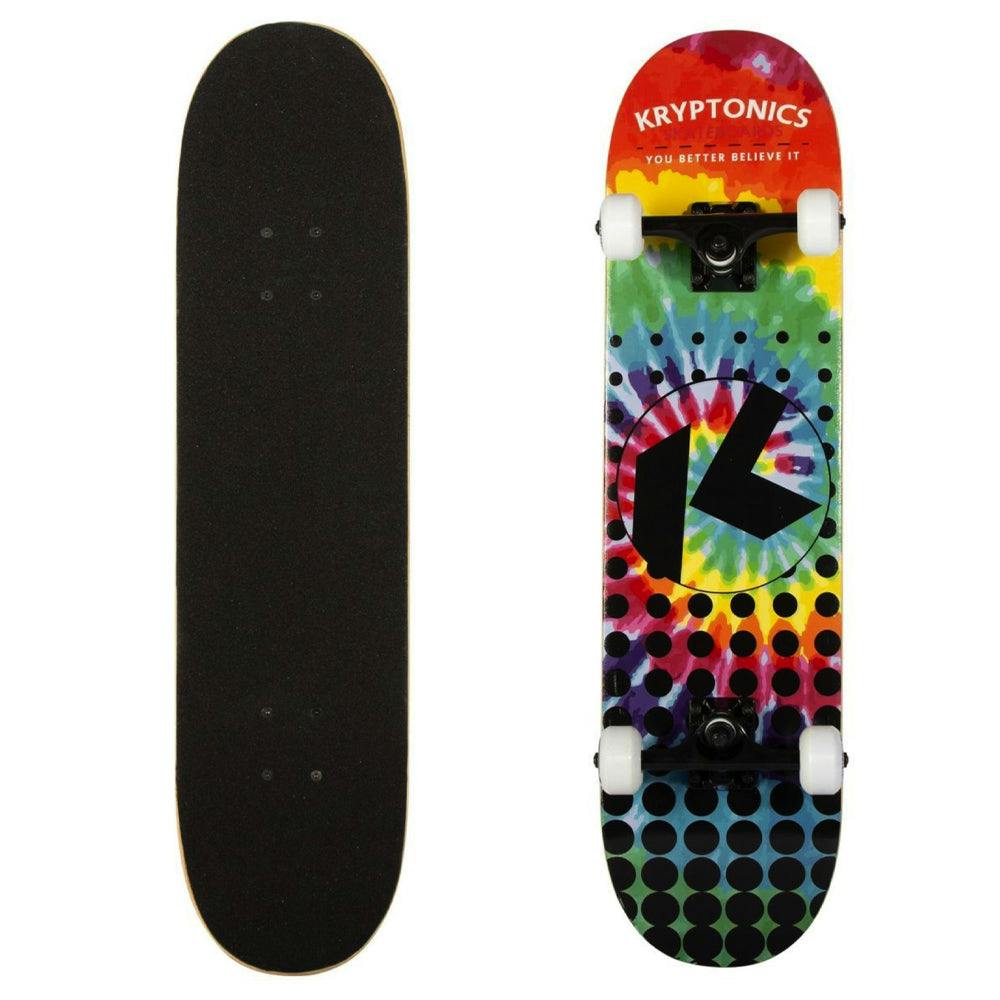 Bravo Sports Kryptonics KR31 Star Series Skateboard - Rainbow Dot