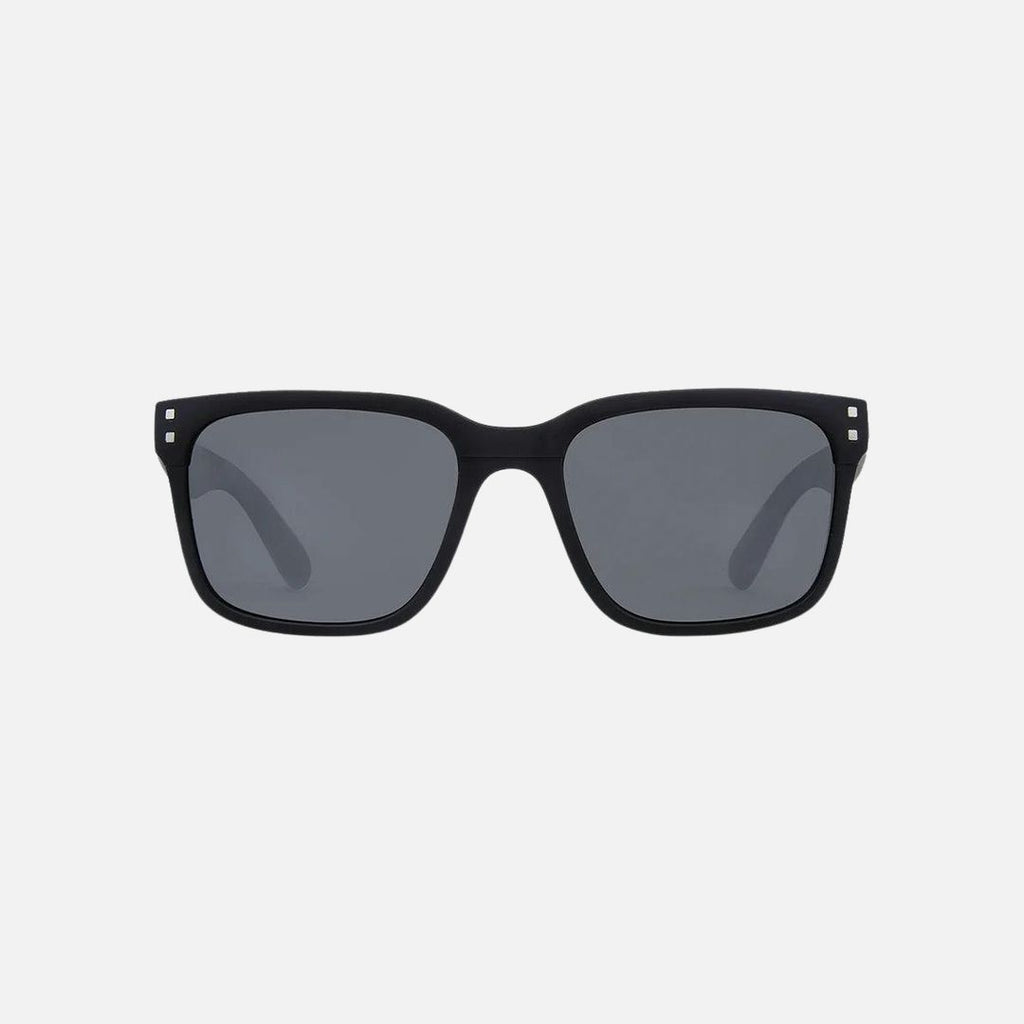 Rivals - Matt Black Frame, Grey Injected Polarized Lens with Silver Iridium