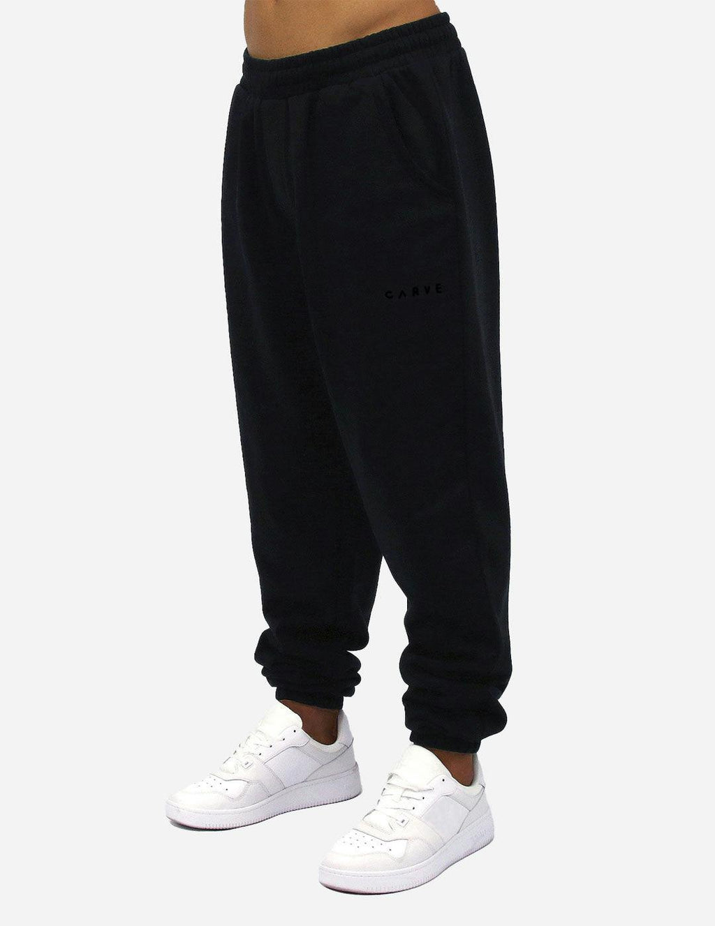 BOWEN - Men’s Elastic Waist Track Pant - Black