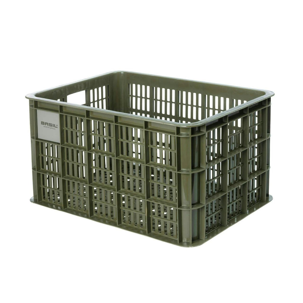 Bicycle Crate L 40L Recycled Moss Green