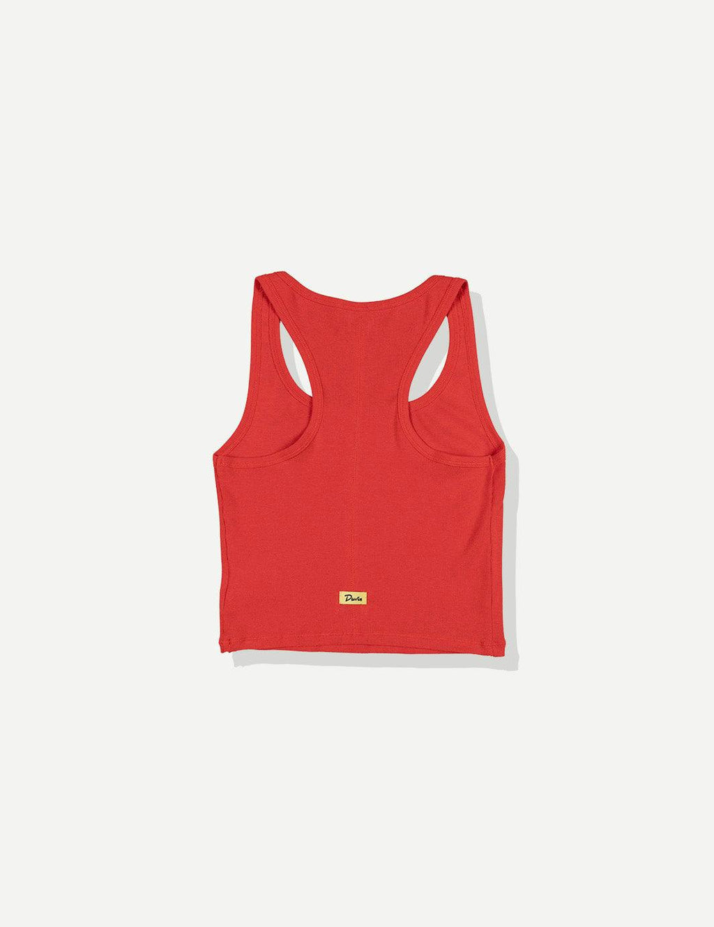 Swim Tan Relax Ribbed Tank - Red