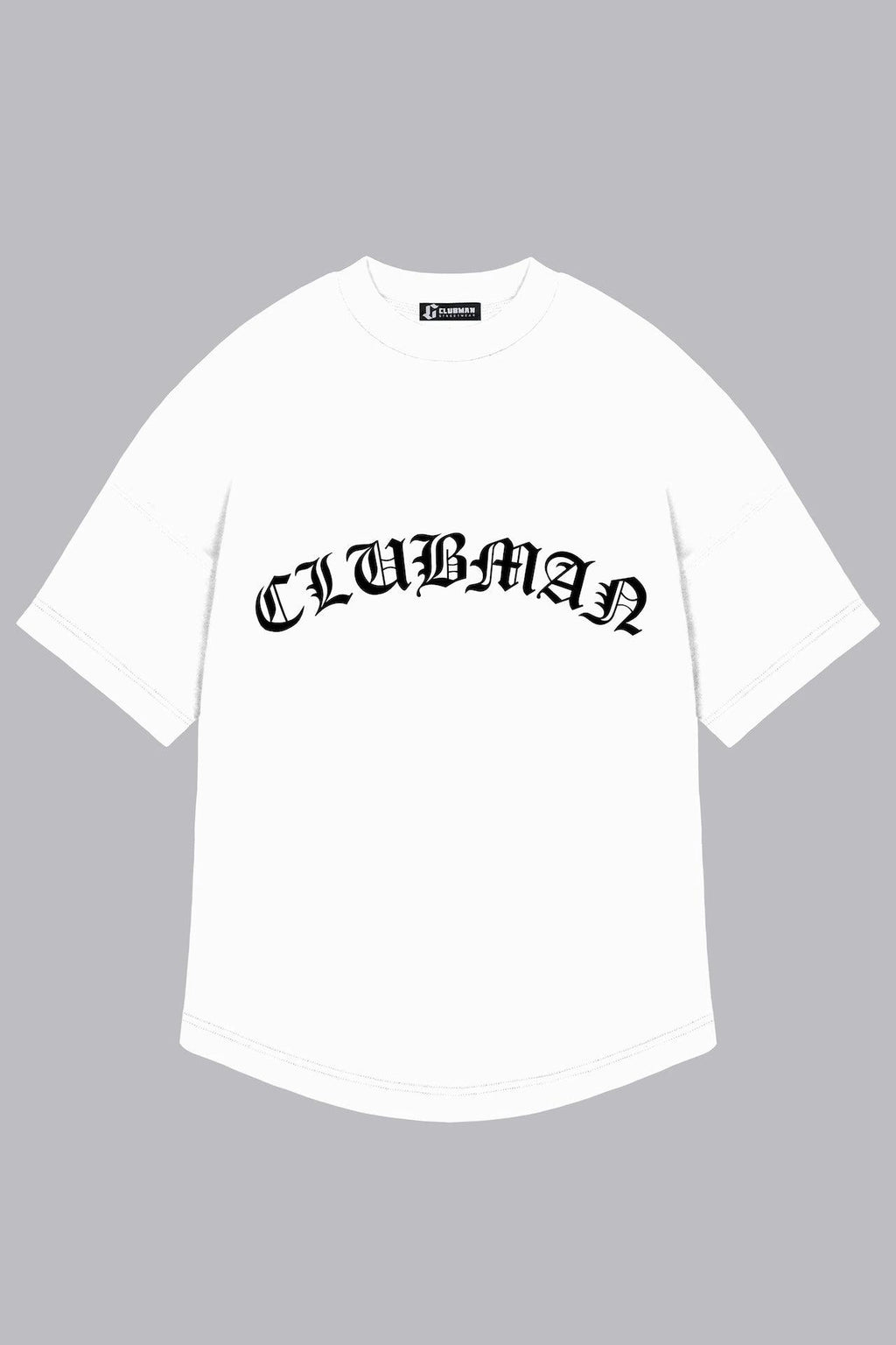 Mens Clubman 'Cyper' T-shirt / White