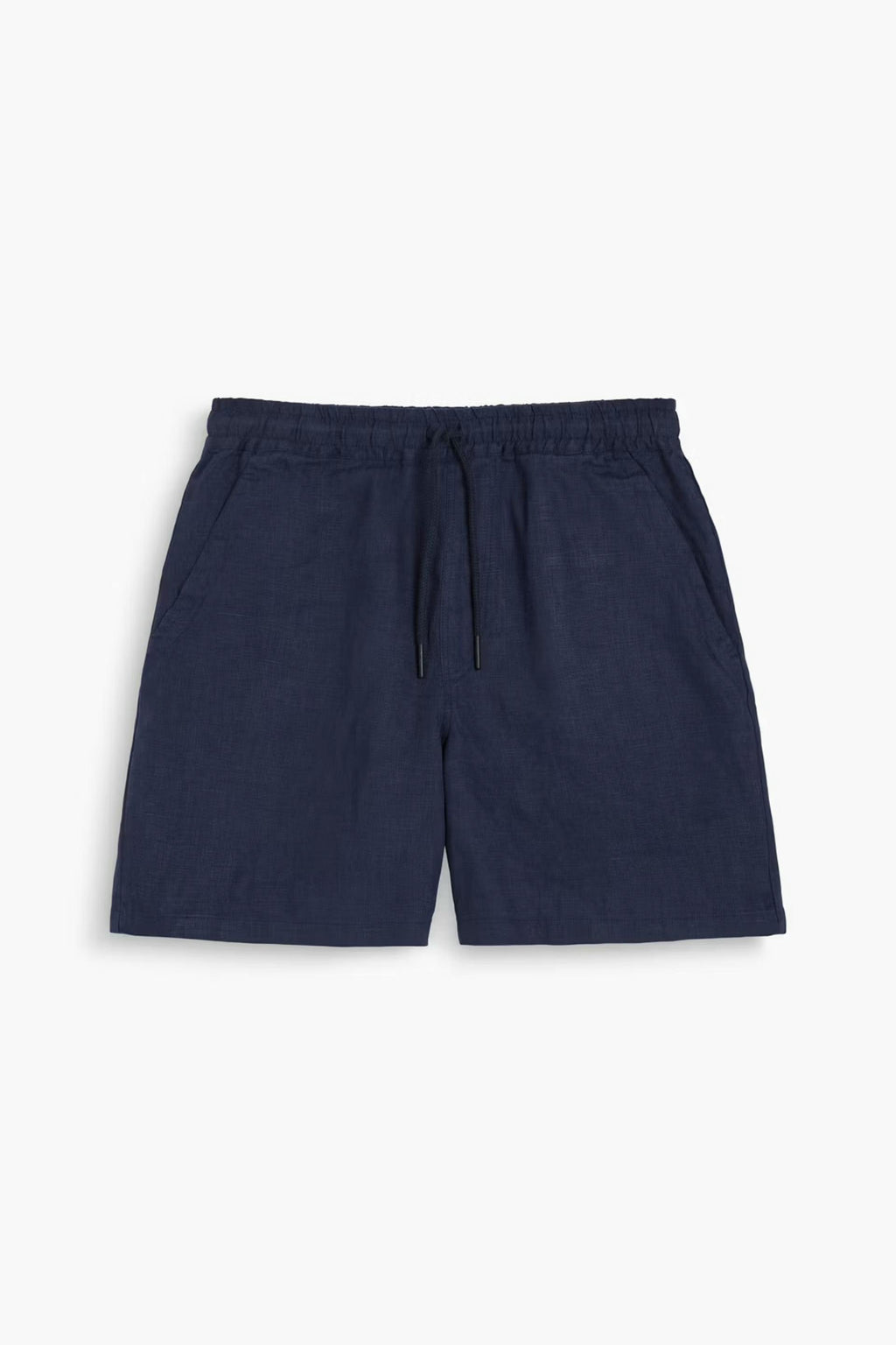 OAS Porto Linen Short in Navy