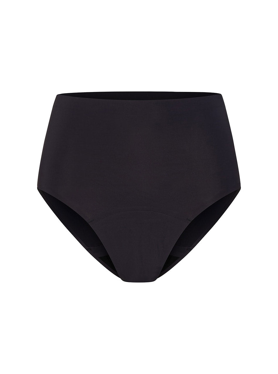 Seamfree Period Underwear Full Brief Super Absorbency Black