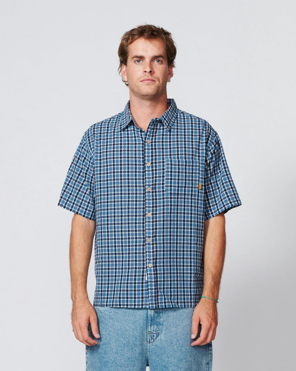 Dennis Short Sleeve Shirt - Blue