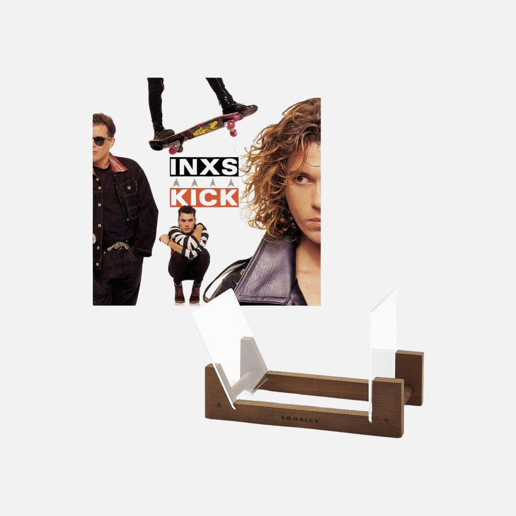 Inxs Kick - Vinyl Album & Crosley Record Storage Display Stand