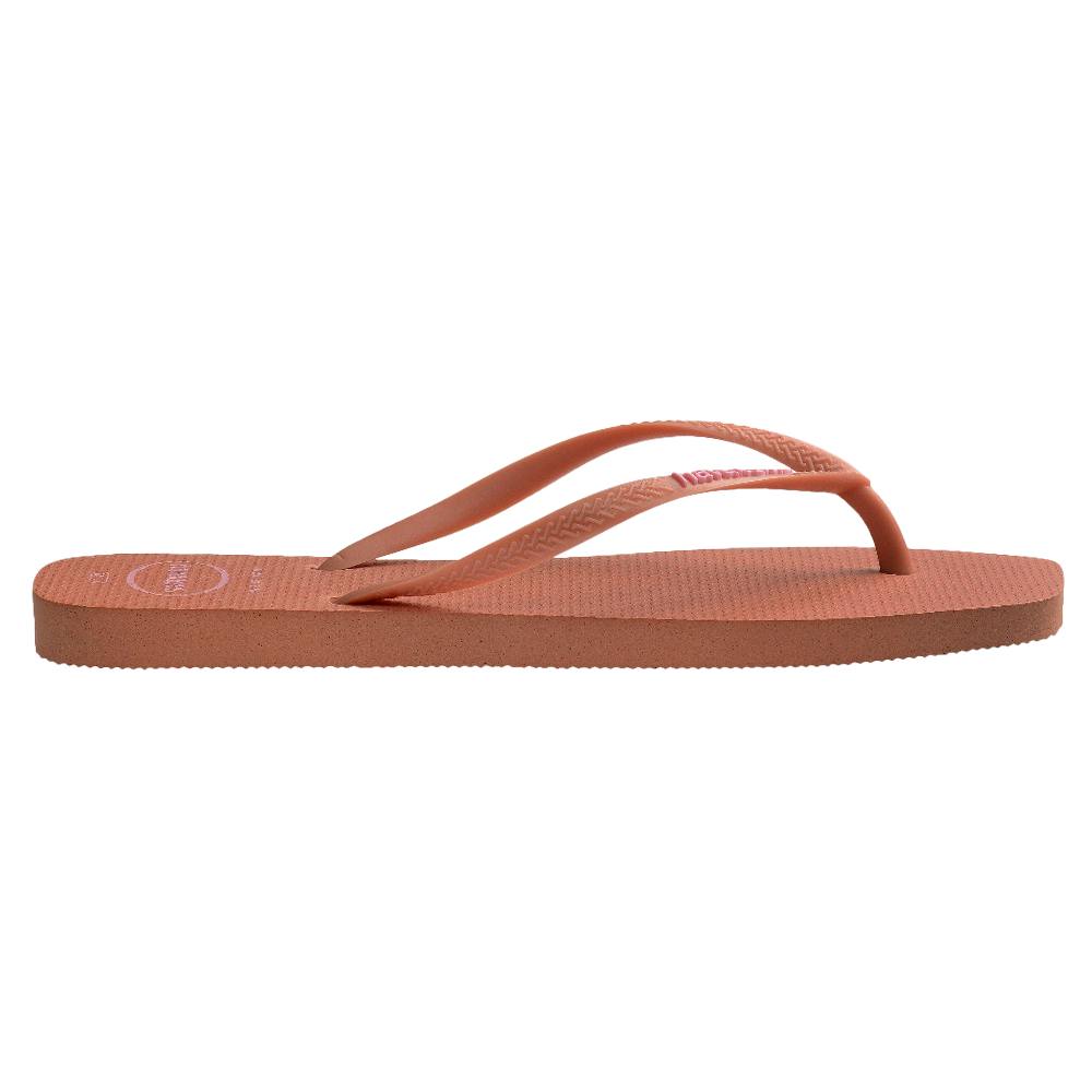Slim Square Toe Logo Thongs