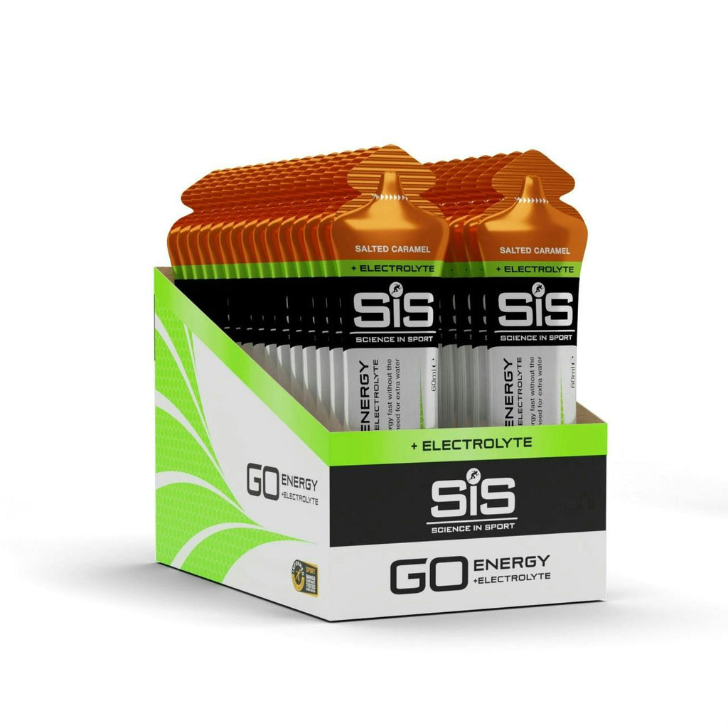 GO Energy + Electrolyte Gels 60ml 30 Pack Salted Caramel