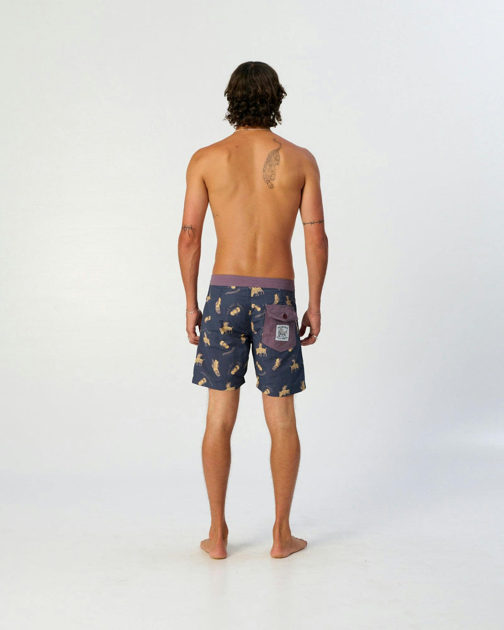 Peace Thong 17" Boardshort - Blue