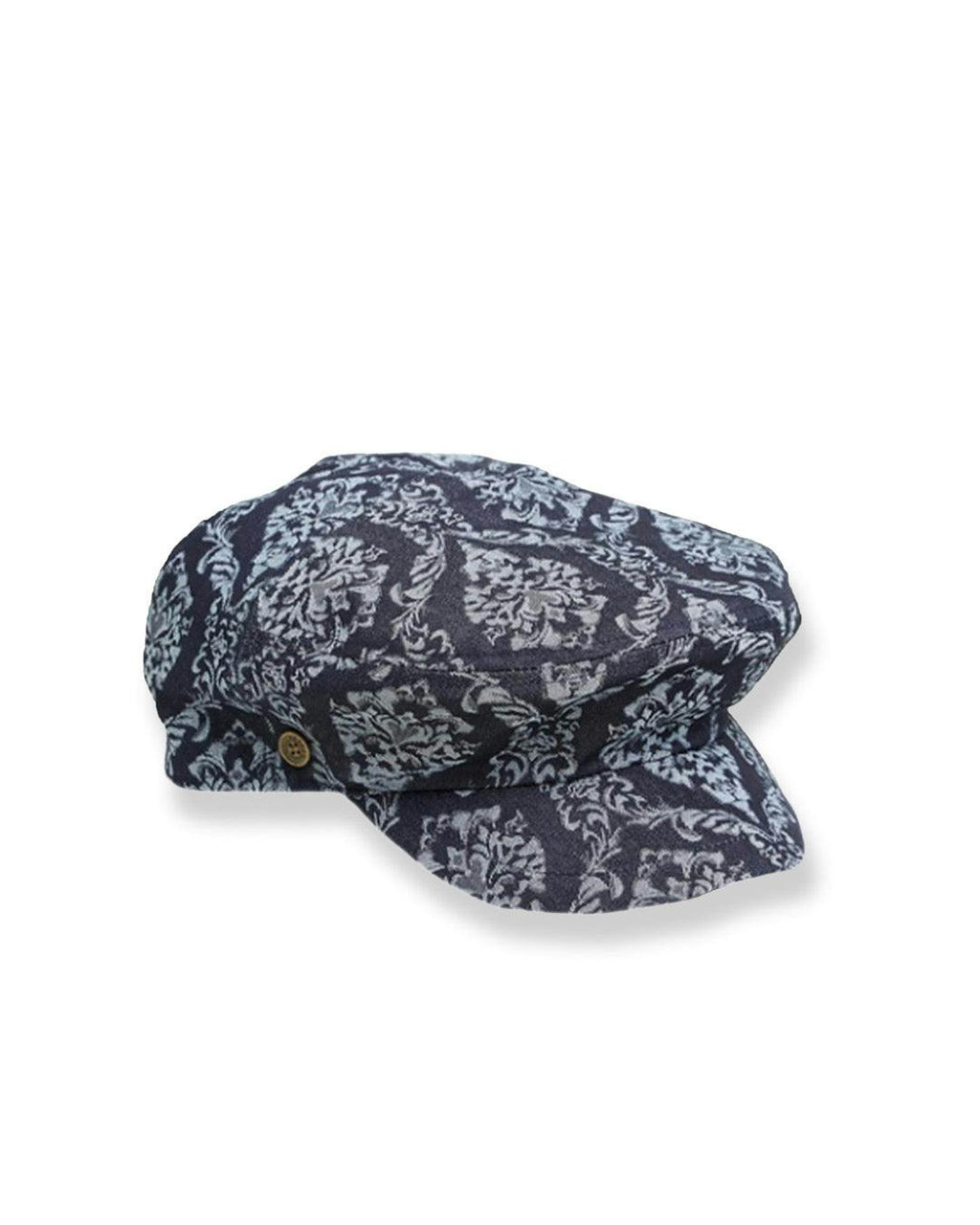 The Twist Paperboy Cap - Navy Tapestry