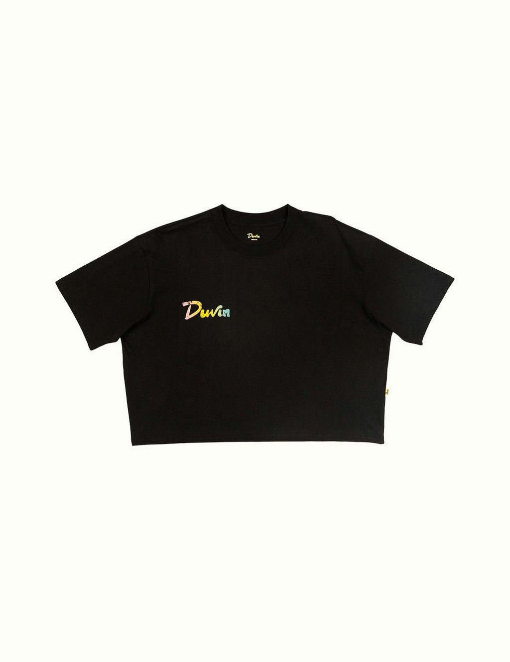 Gradient Crop Tee - Black