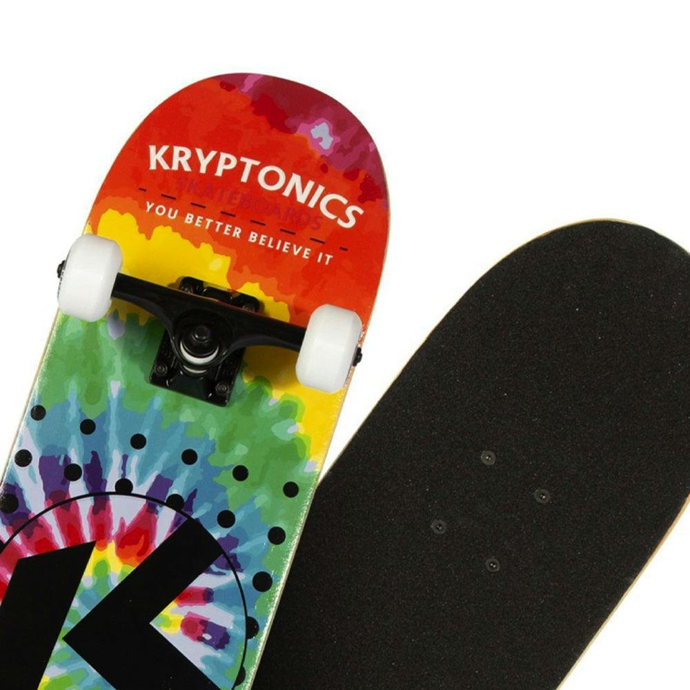 Bravo Sports Kryptonics KR31 Star Series Skateboard - Rainbow Dot