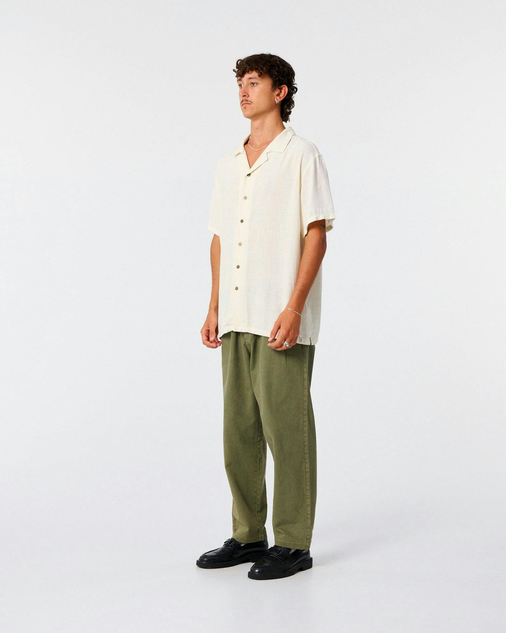 Ernie Resort Shirt - Ecru