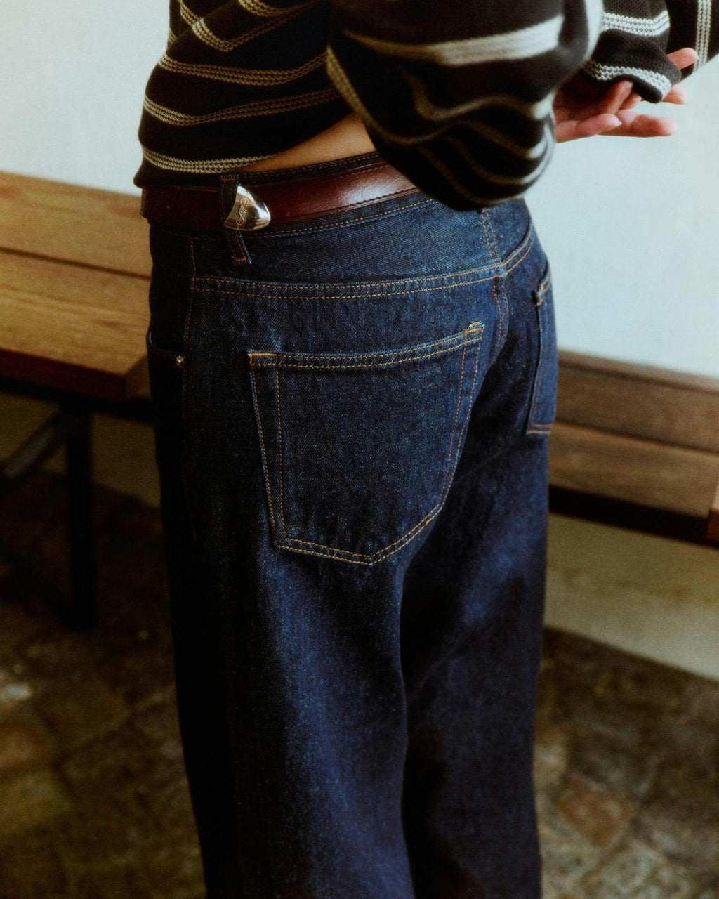 Rhue Low Wide Jeans TALL - Stream Rinse
