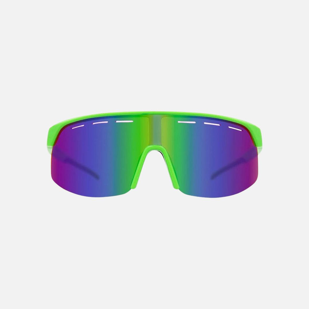 Velocity - Frame: Gloss Lime   Lens: Grey with Eternal Green Iridium plus Venting