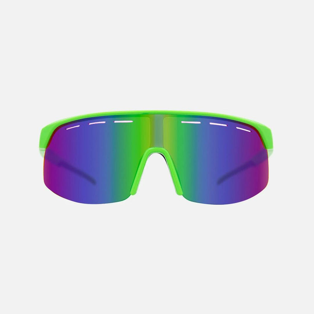 Velocity - Frame: Gloss Lime   Lens: Grey with Eternal Green Iridium plus Venting