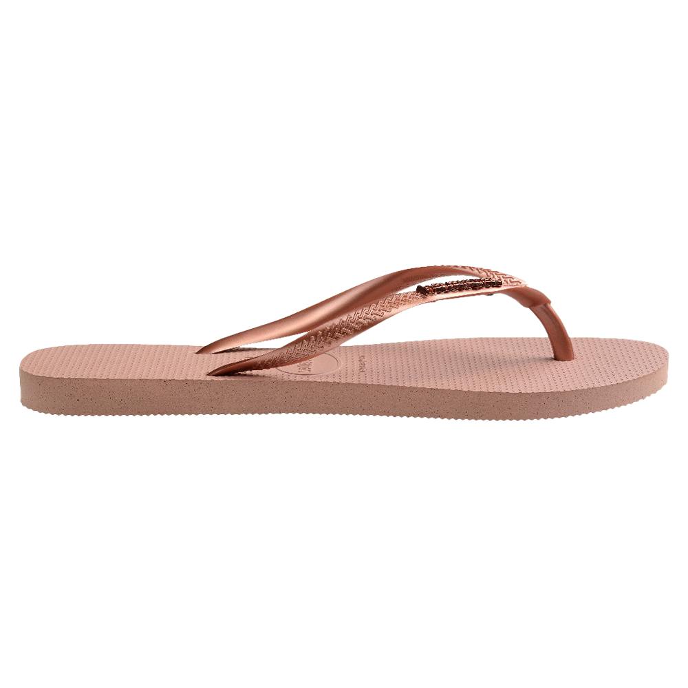 Slim Metal Logo Thongs