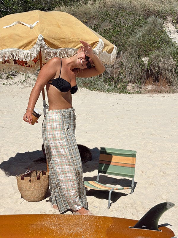 Patchwork Pant in Cottage Plaid