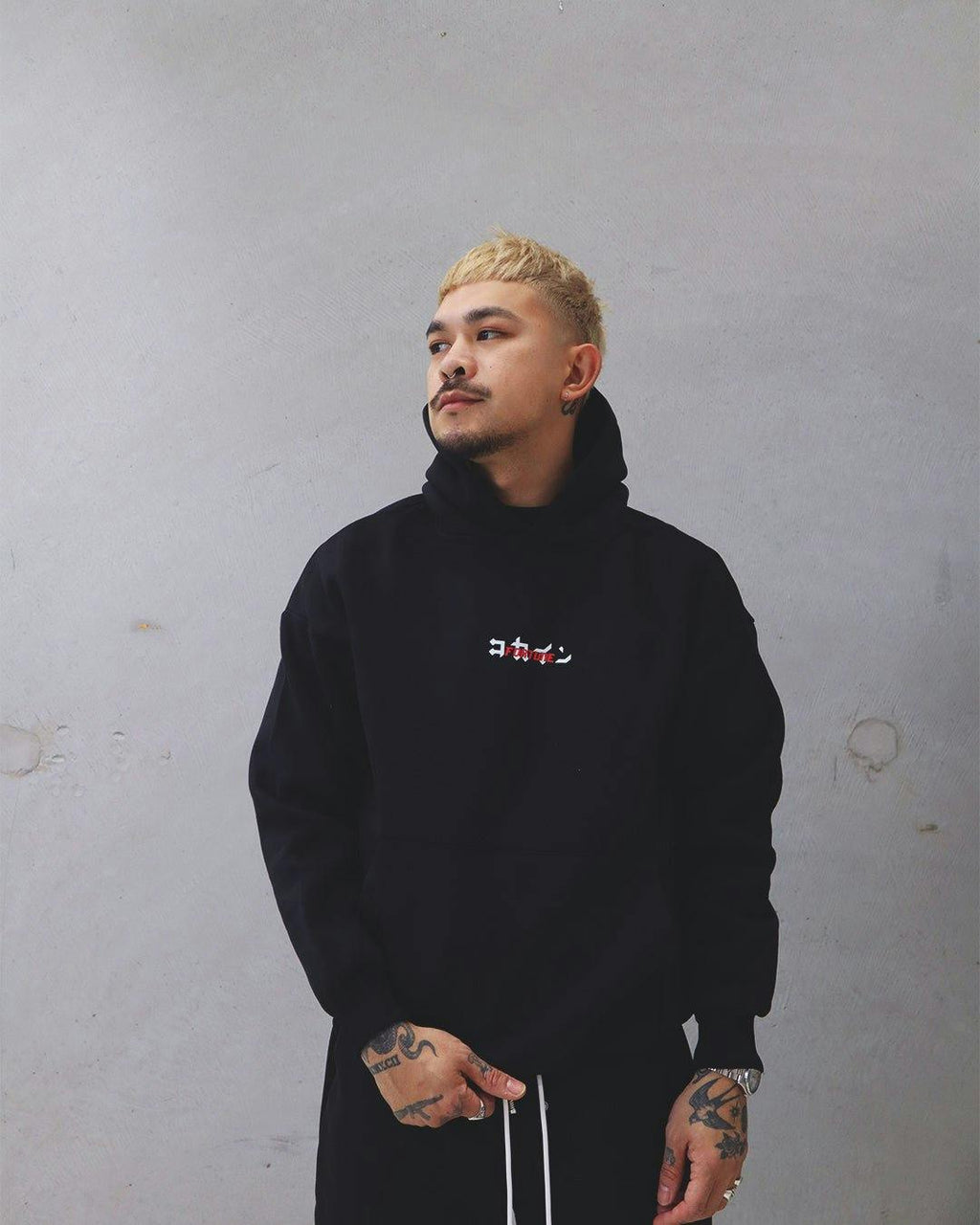 Fortune Gxng x KOKAINE "Collab" Hoodie // BLACK