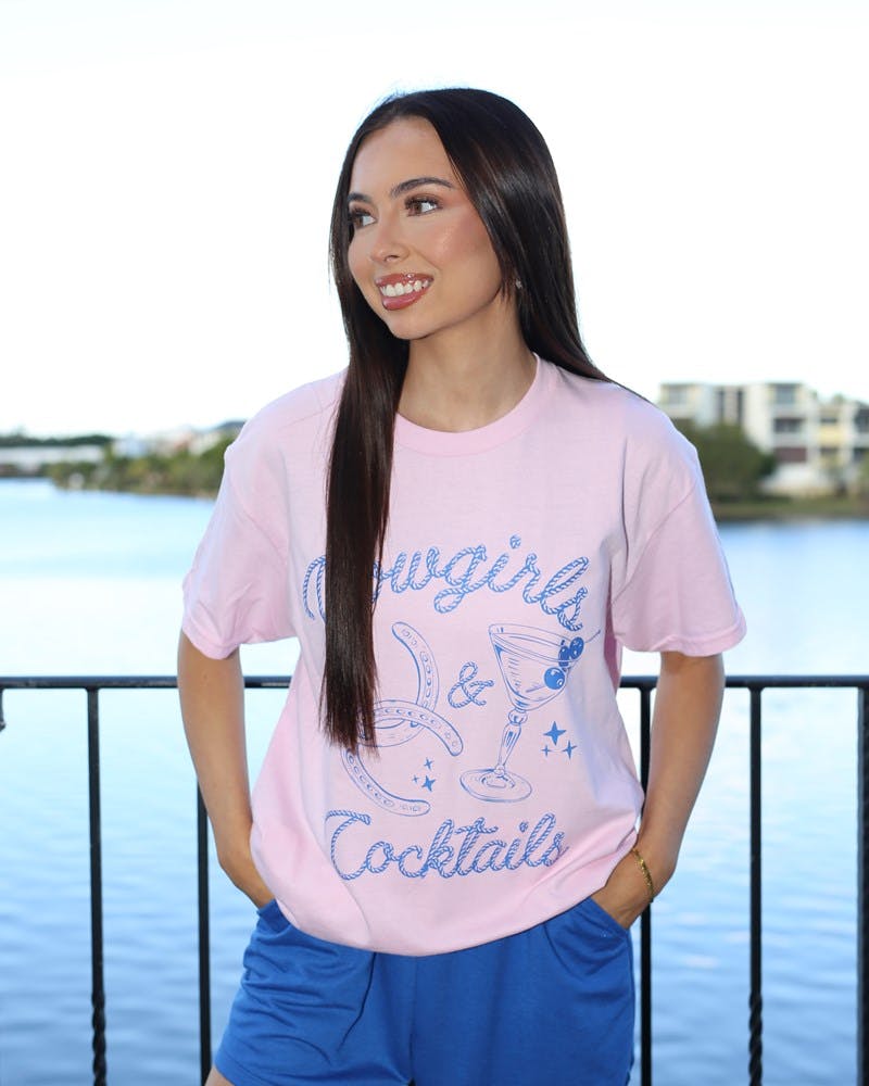 Cowgirls & Cocktails Tee
